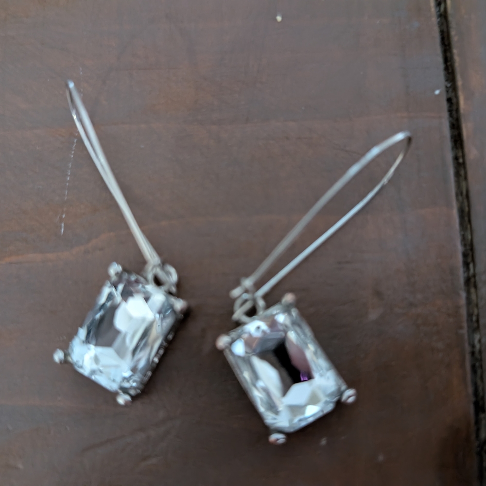 Elegant Silver Drop Earrings